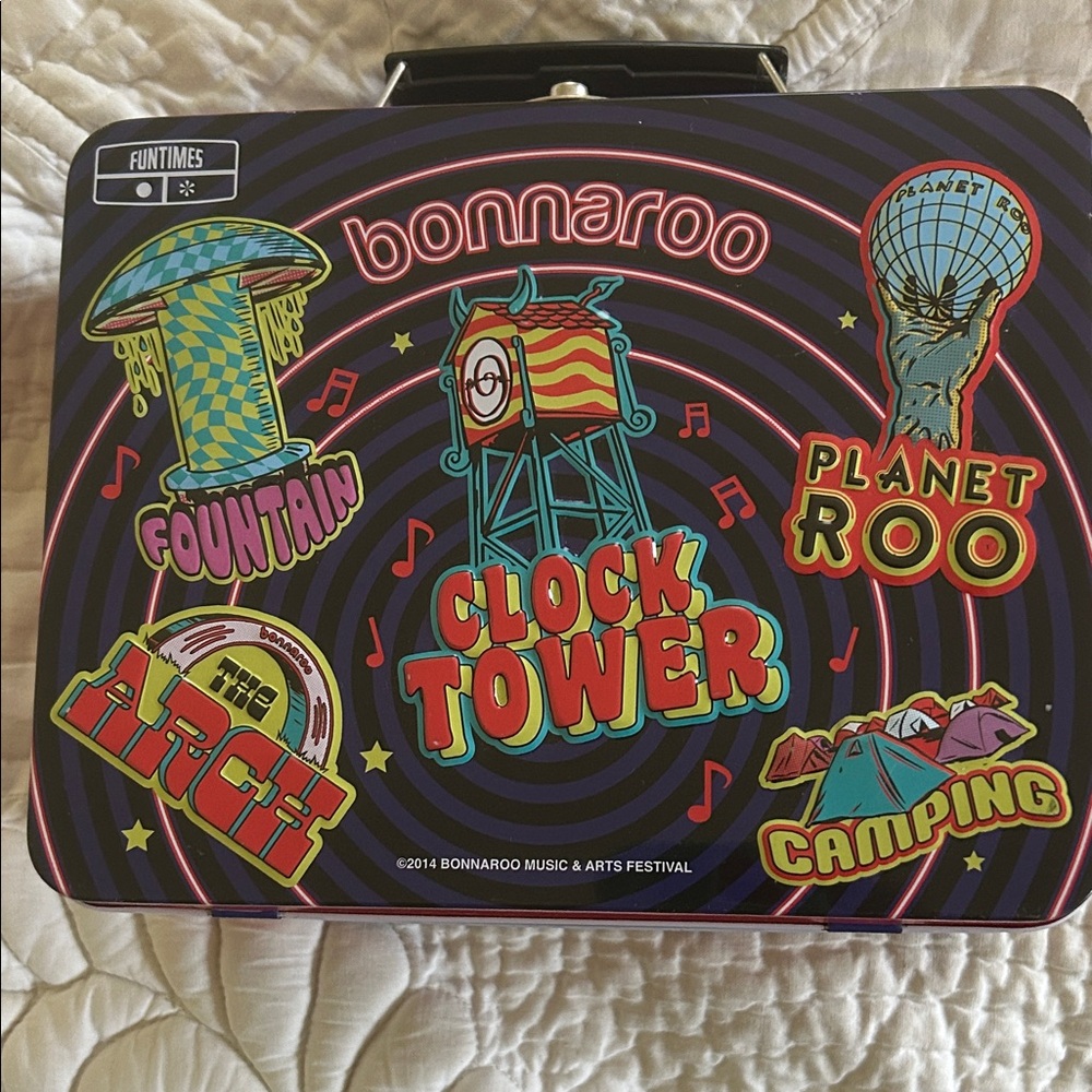 Bonnaroo Festival Themed Lunchbox 2014 like new